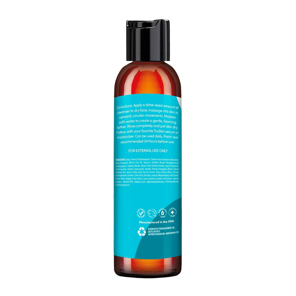 Soothing Cleansing Milk - Gentle Facial Cleanser with Rice & Oat Milk, Hyaluronic Acid - Removes Make-Up without Stripping Sensitive Skin